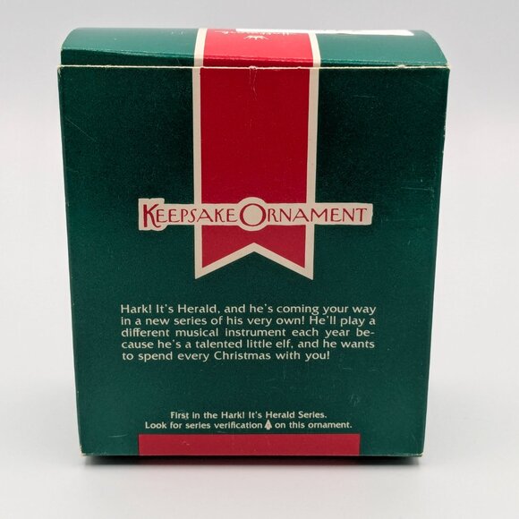 Hallmark Keepsake Hark! It's Herald 1989, 1st in the Series, Vintage Ornament - Picture 9 of 10
